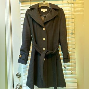 Michael Kors Hooded Wool Coat